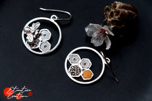 Load image into Gallery viewer, Boucles d'oreille "La Ruche"
